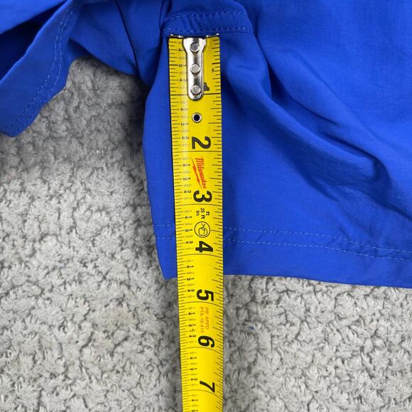 Helly Hansen Sailing Swim Trunks Mens Large Logo Spellout Royal Blue - Picture 8 of 9